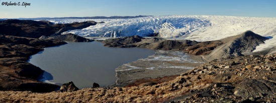Panorámica de las inmediaciones del glaciar Russell