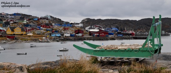 Los trineos usados como medio de transporte en Groenlandia
